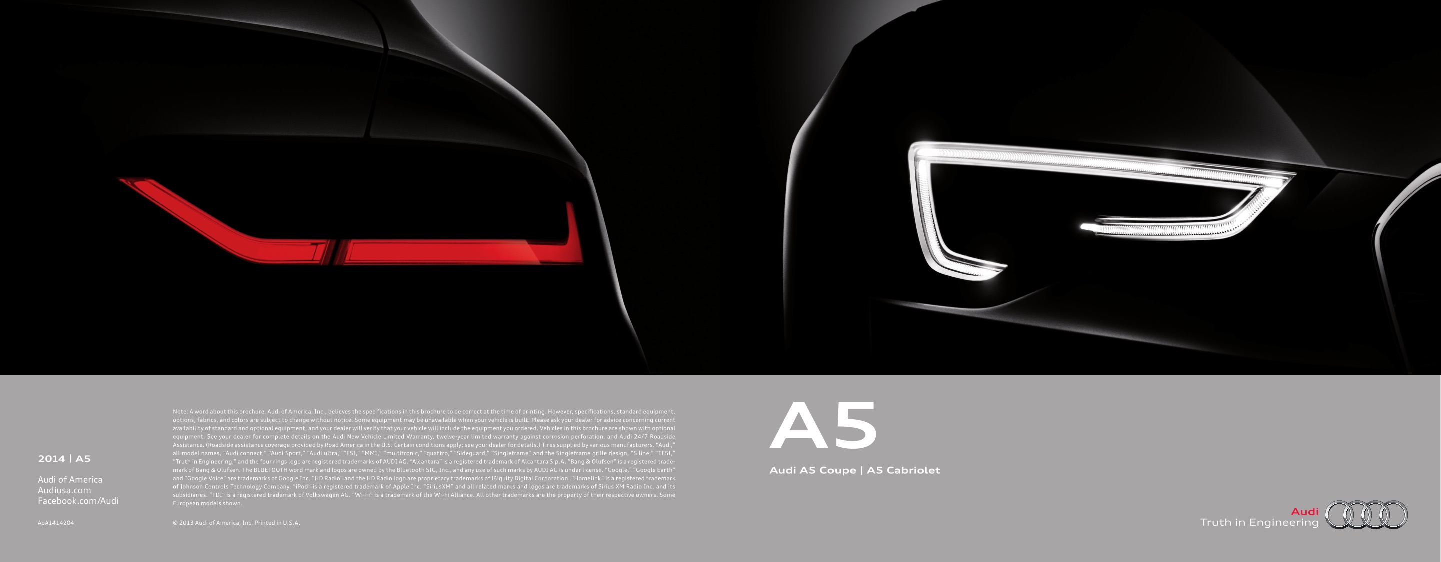 2014 Audi A5 Brochure